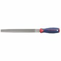 Prime-Line 8in Half Round File, Durable Steel File for Concave, Tool Sharpener for Pro's and DIY W051003